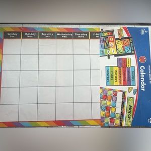 Caron Dellosa's Calendar Bulletin Board Set. homeschool and classroom learning.